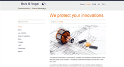 Desktop Screenshot of bv-patent.de